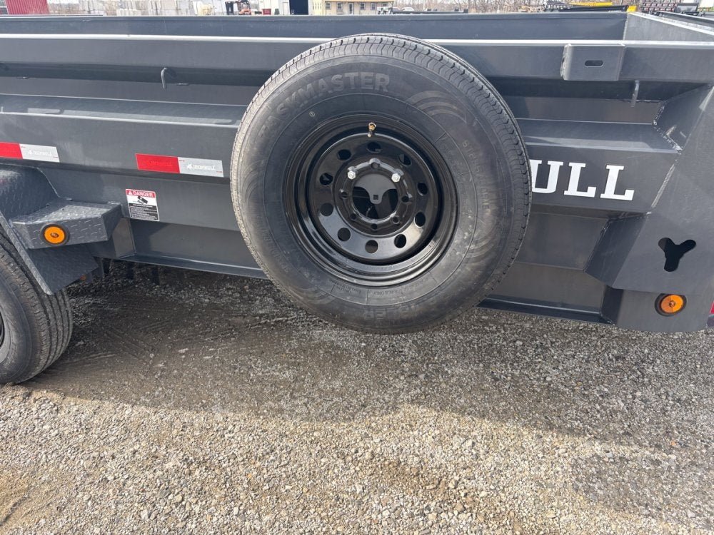 16' x 83" Iron Bull DWB Bumper Pull Dump Trailer 24" Side Walls - (2) 7,000 lb Axles 110834 - Stryker Dealership Group