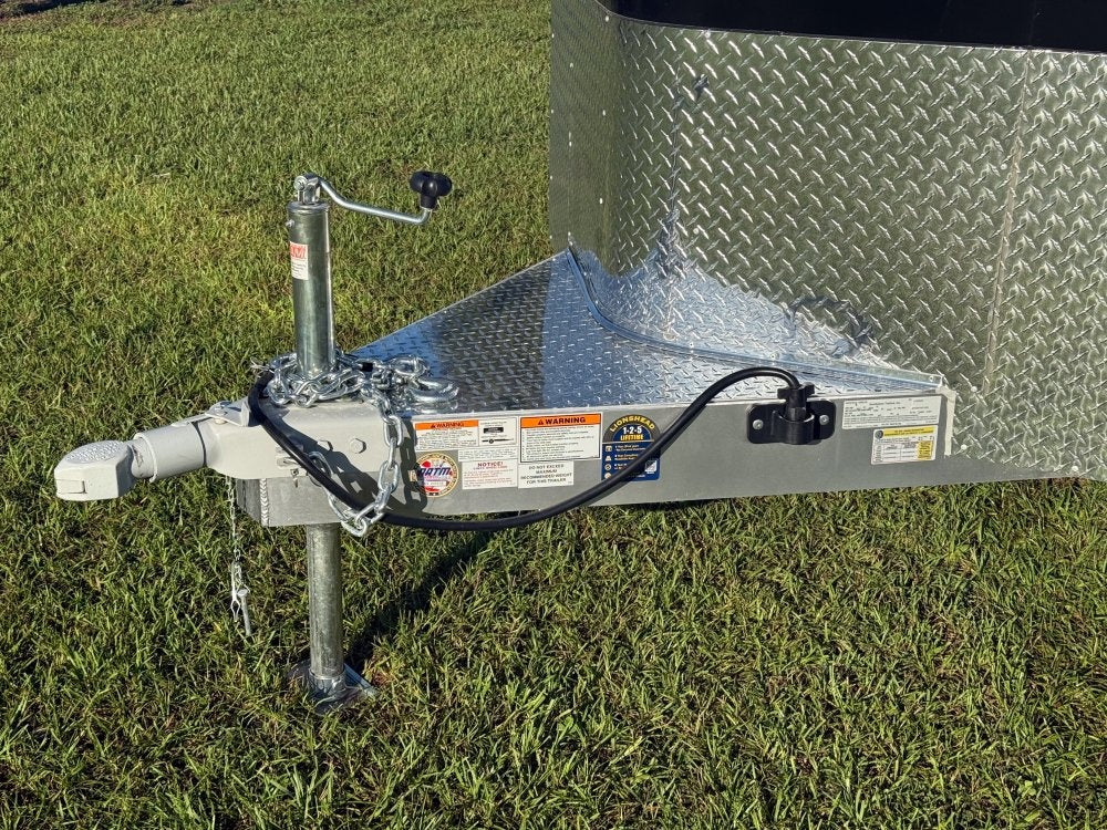 16' Black Stockman Express 6'6" Tall (2) 3500lb Axles - Horse Trailers - Stryker Dealership Group