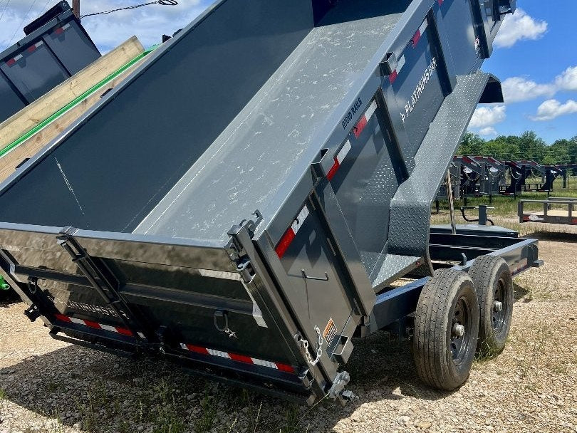 16' BP Dump Trailer 3' Walls 7k Axles - DT2 Contractor - Stryker Dealership Group