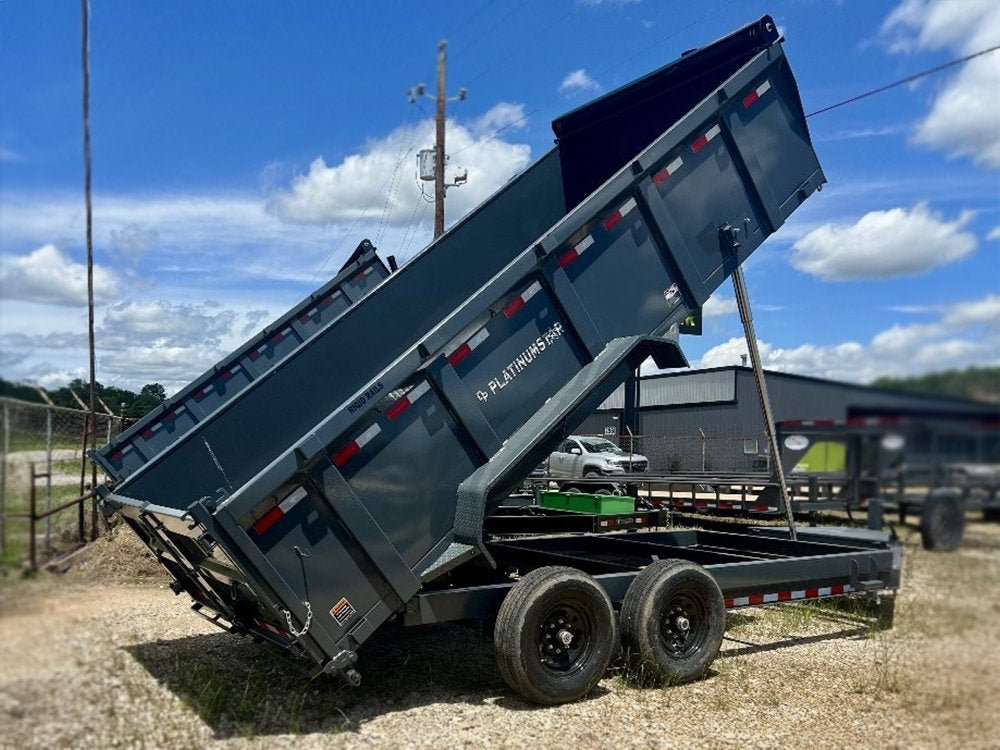 16' BP Dump Trailer 3' Walls 7k Axles - DT2 Contractor - Stryker Dealership Group