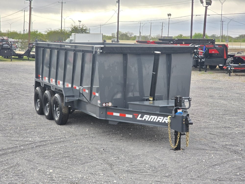 16' DT BP Dump 48" Sides - Triple 7K Axles - Telescopic Lift - DT3 Professional/Dump Trailers - Stryker Dealership Group