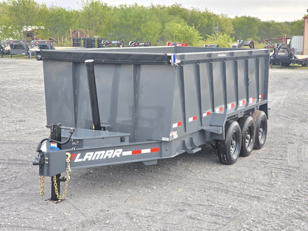 16' DT BP Dump 48" Sides - Triple 7K Axles - Telescopic Lift - DT3 Professional/Dump Trailers - Stryker Dealership Group