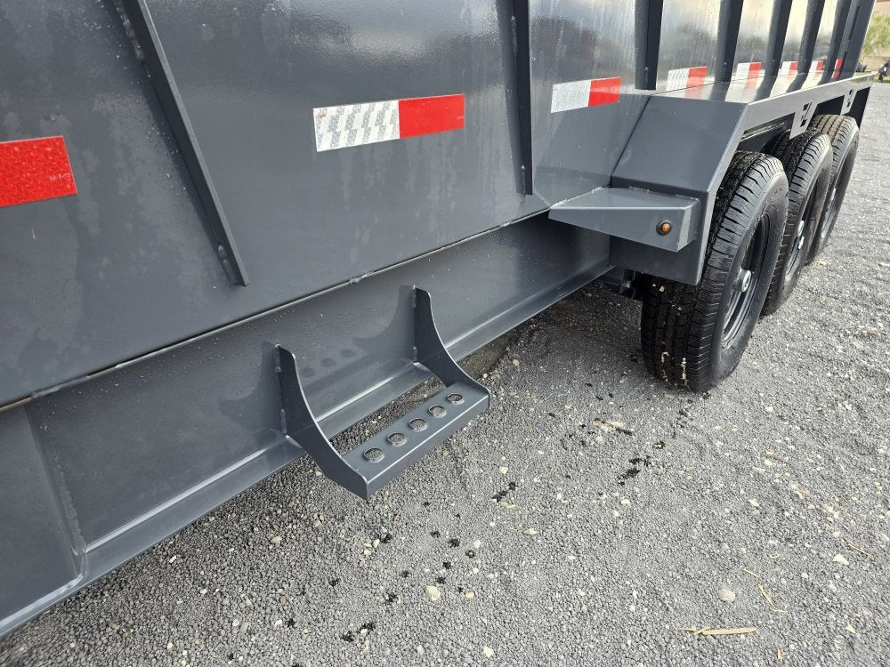 16' DT BP Dump 48" Sides - Triple 7K Axles - Telescopic Lift - DT3 Professional/Dump Trailers - Stryker Dealership Group