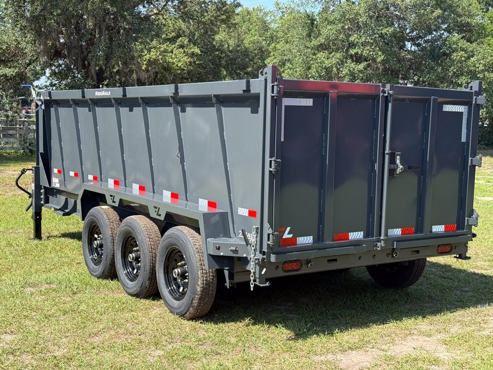 16' DT GN Dump 48" Sides - Triple 7K Axles - Telescopic Lift - Dump Trailers - Stryker Dealership Group