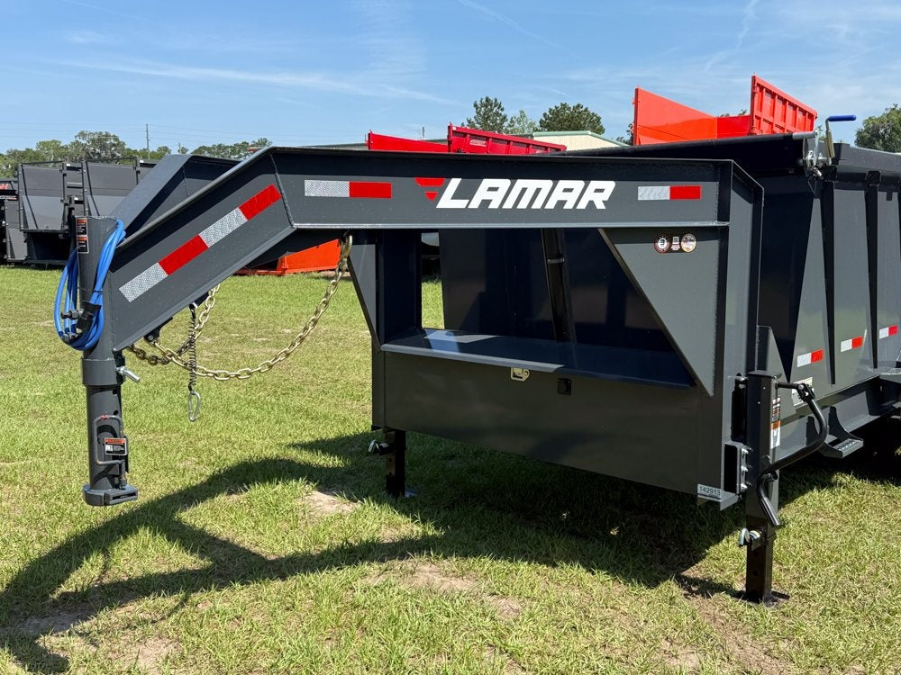 16' DT GN Dump 48" Sides - Triple 7K Axles - Telescopic Lift - Dump Trailers - Stryker Dealership Group