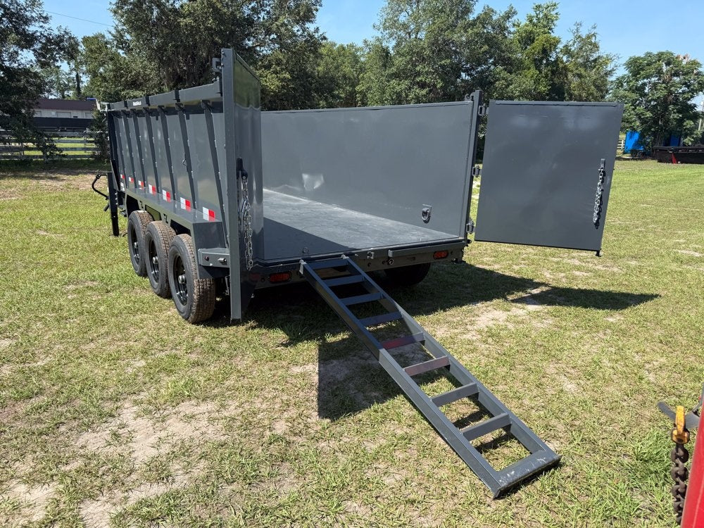 16' DT GN Dump 48" Sides - Triple 7K Axles - Telescopic Lift - Dump Trailers - Stryker Dealership Group