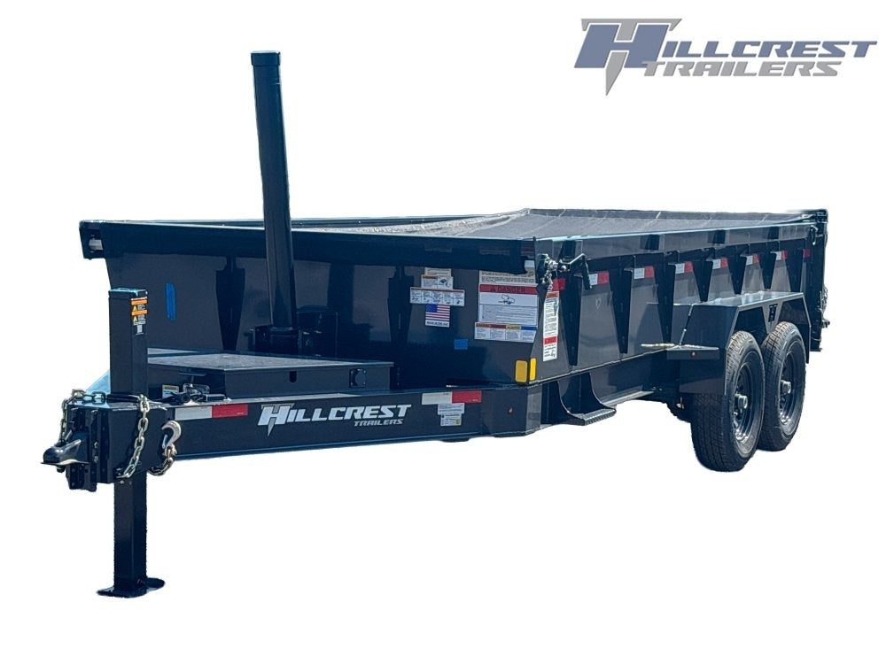 16' Dump Trailer 24" Side Walls - Telescopic Lift - DT3 Professional - Stryker Dealership Group