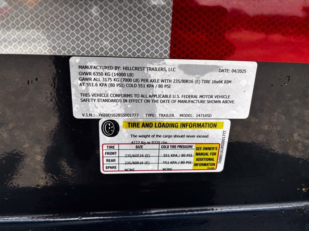 16' Dump Trailer 24" Side Walls - Telescopic Lift - DT3 Professional - Stryker Dealership Group