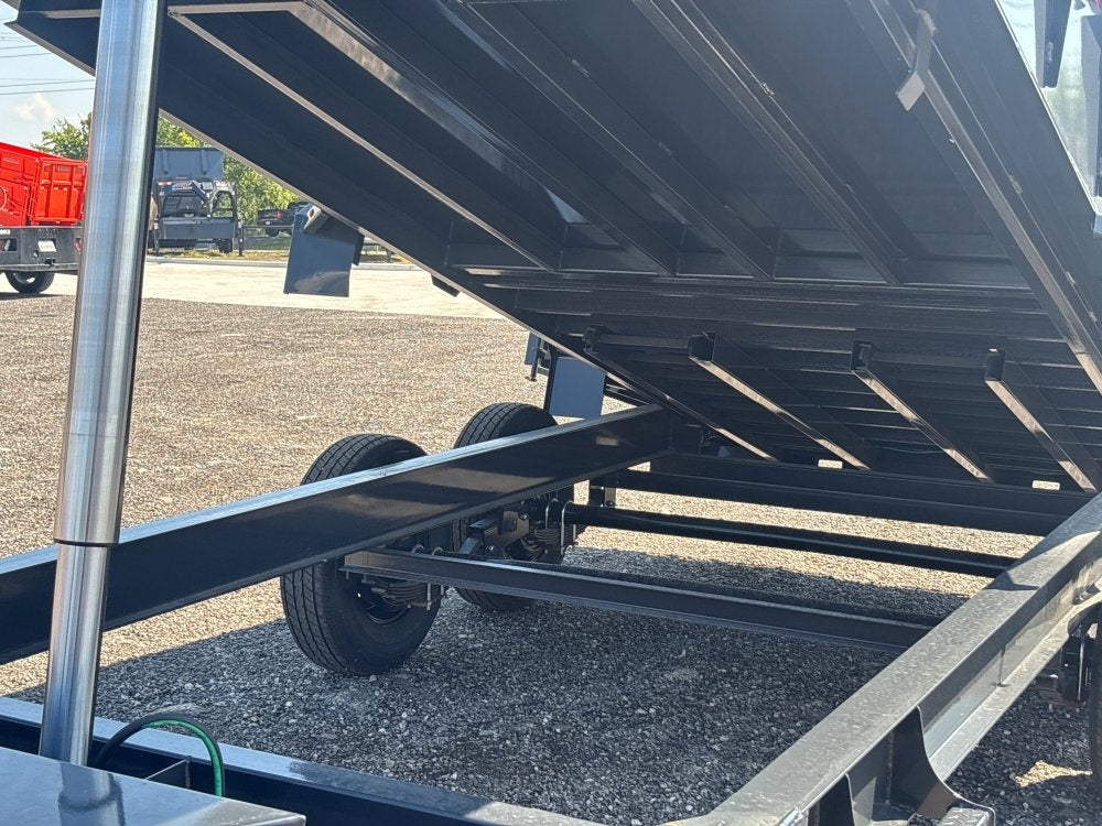 16' Dump Trailer 24" Side Walls - Telescopic Lift - Bumper Pull Dump/Dump Trailers - Stryker Dealership Group