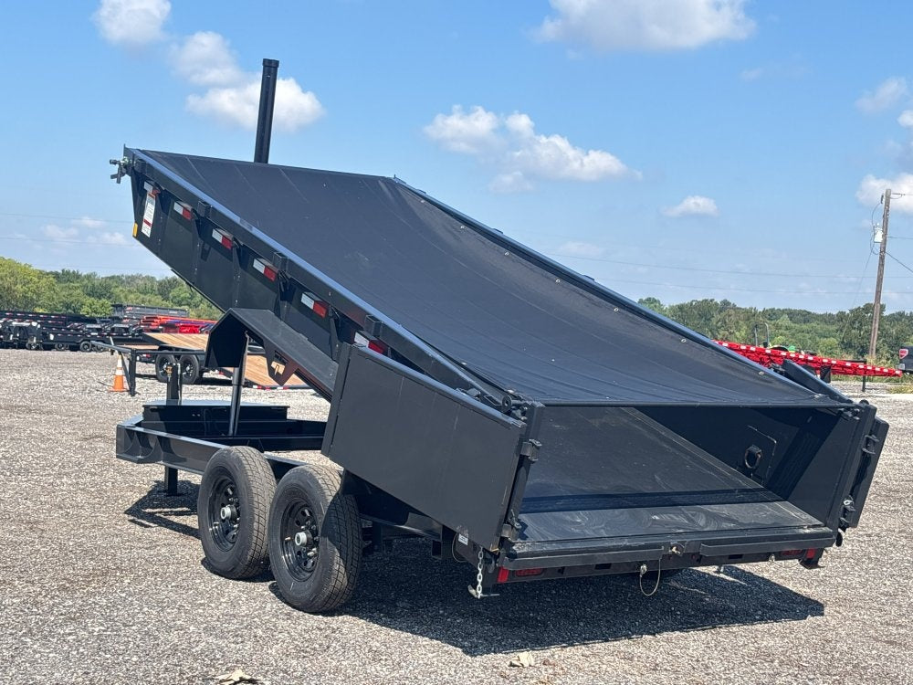 16' Dump Trailer 24" Side Walls - Telescopic Lift - DT3 Professional - Stryker Dealership Group