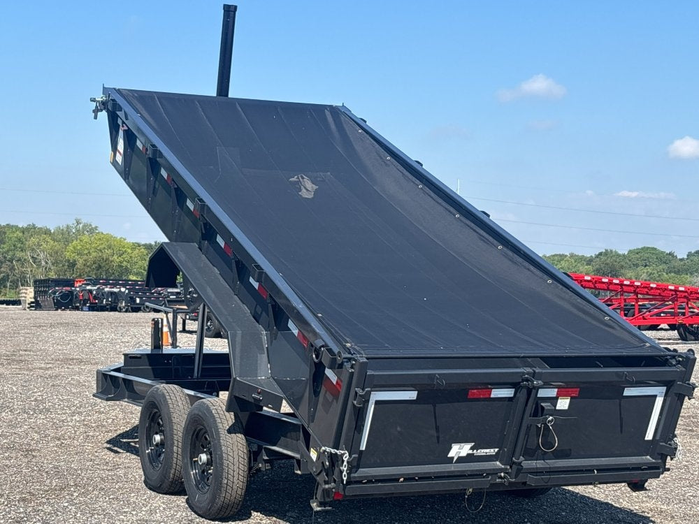 16' Dump Trailer 24" Side Walls - Telescopic Lift - Bumper Pull Dump/Dump Trailers - Stryker Dealership Group