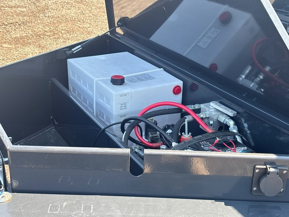 16' Dump Trailer 24" Side Walls - Telescopic Lift - Bumper Pull Dump/Dump Trailers - Stryker Dealership Group