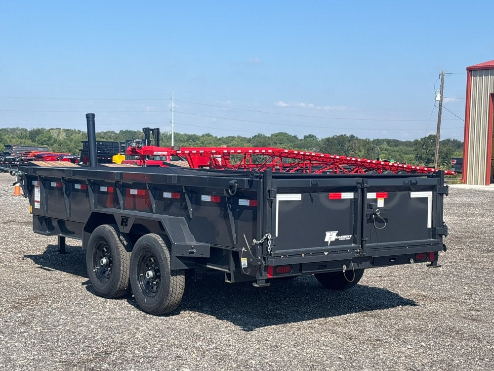 16' Dump Trailer 24" Side Walls - Telescopic Lift - Bumper Pull Dump/Dump Trailers - Stryker Dealership Group