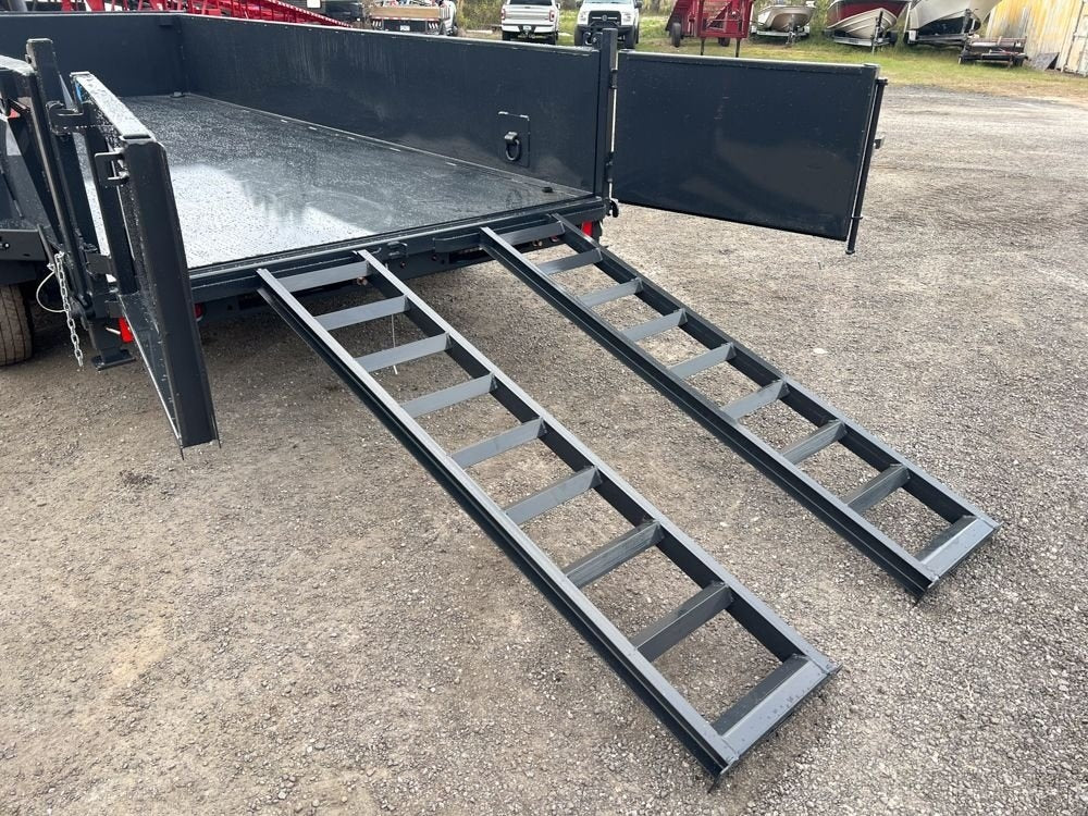 16' Dump Trailer 24" Side Walls - Telescopic Lift - Bumper Pull Dump/Dump Trailers - Stryker Dealership Group