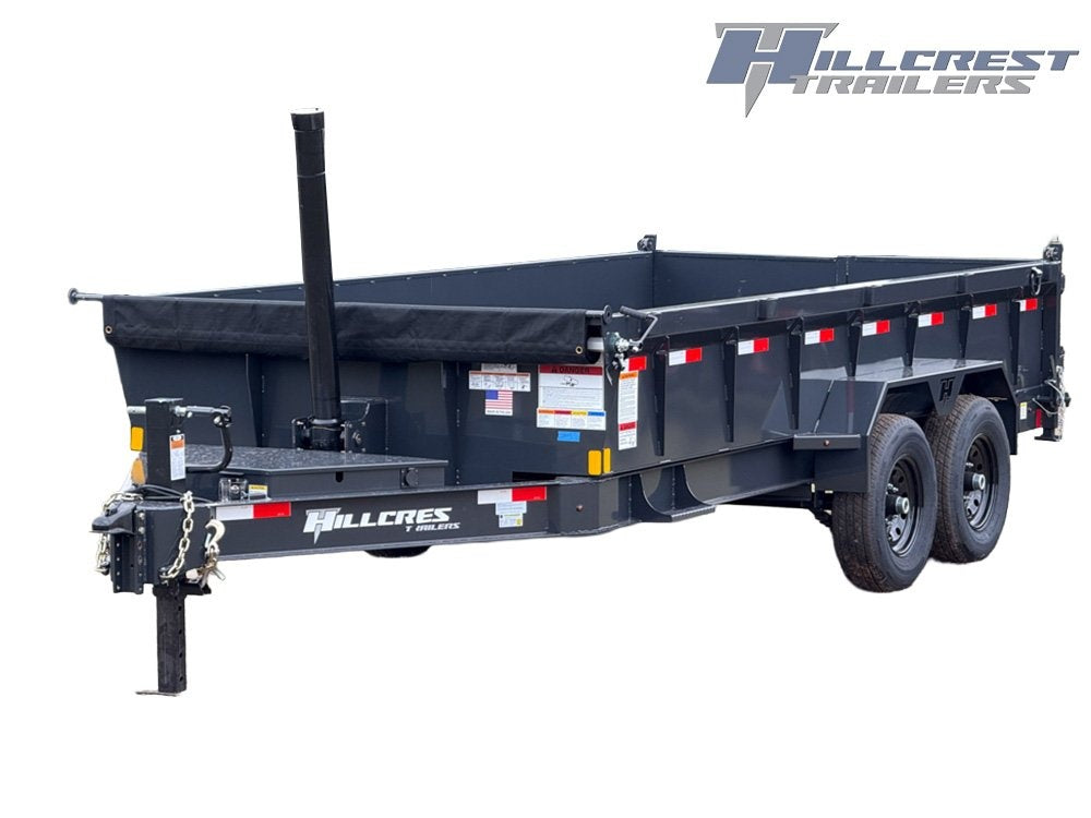 16' Dump Trailer 24" Side Walls - Telescopic Lift - Dump Trailers/Dump Trailers - Stryker Dealership Group