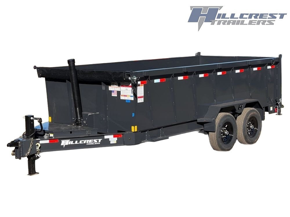 16' Dump Trailer 40" Side Walls - Telescopic Lift - DT3 Professional - Stryker Dealership Group