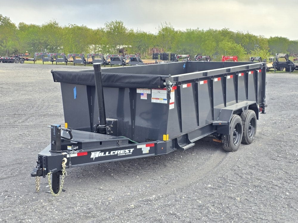 16' Dump Trailer 40" Side Walls - Telescopic Lift - DT3 Professional/Dump Trailers - Stryker Dealership Group