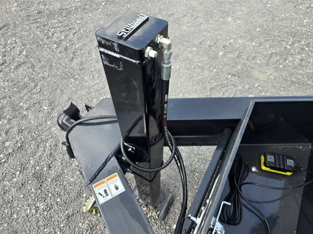 16' Dump Trailer 40" Side Walls - Telescopic Lift - Hydraulic Jack - Bumper Pull Dump/Dump Trailers - Stryker Dealership Group