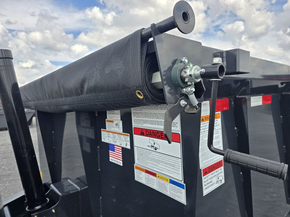 16' Dump Trailer 40" Side Walls - Telescopic Lift - Hydraulic Jack - DT3 Professional/Dump Trailers - Stryker Dealership Group