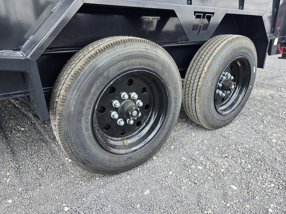 16' Dump Trailer 40" Side Walls - Telescopic Lift - Hydraulic Jack - Bumper Pull Dump/Dump Trailers - Stryker Dealership Group