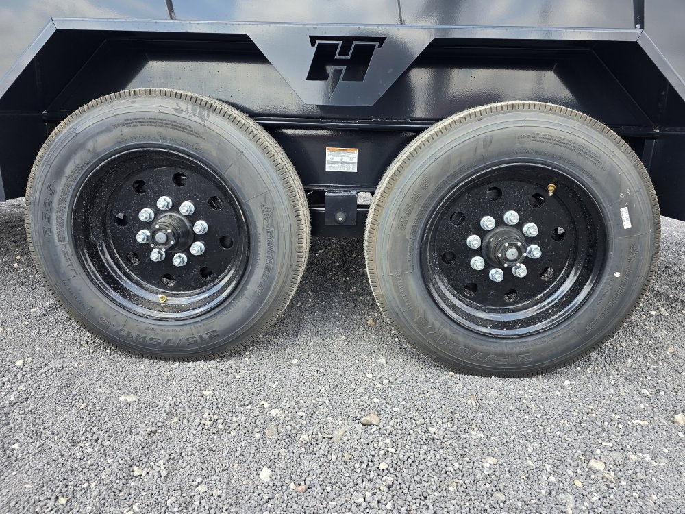 16' Dump Trailer 40" Side Walls - Telescopic Lift - Hydraulic Jack - Bumper Pull Dump/Dump Trailers - Stryker Dealership Group