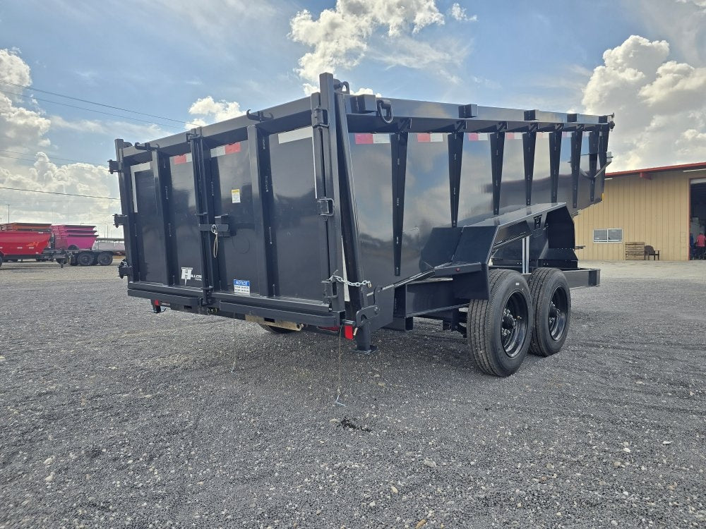 16' Dump Trailer 40" Side Walls - Telescopic Lift - Hydraulic Jack - Bumper Pull Dump/Dump Trailers - Stryker Dealership Group