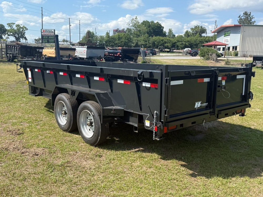 16' Dump Trailer BP 24" Side Walls - Telescopic lift - 8k Axles - DT3 Professional/Dump Trailers - Stryker Dealership Group
