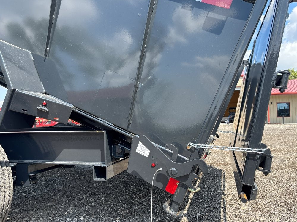 16' Dump Trailer BP 40" Side Walls - Telescopic lift - 8k Axles - Hydraulic Jack - DT3 Professional/Dump Trailers - Stryker Dealership Group