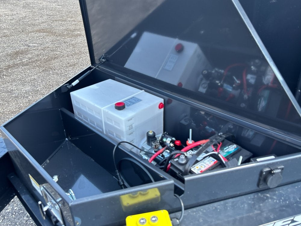 16' Dump Trailer BP 40" Side Walls - Telescopic lift - 8k Axles - Hydraulic Jack - DT3 Professional/Dump Trailers - Stryker Dealership Group