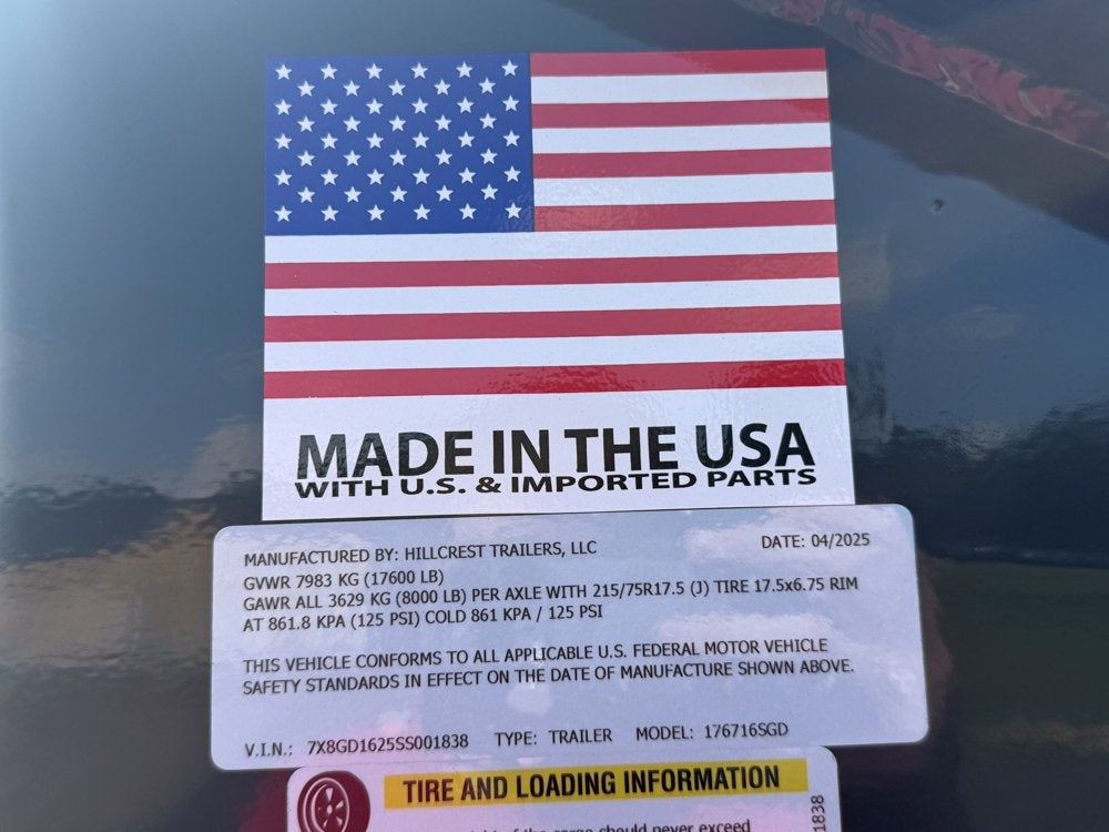 16' Dump Trailer GN 24" Side Walls - Telescopic Lift - 8k Axles - DT3 Professional/Dump Trailers - Stryker Dealership Group