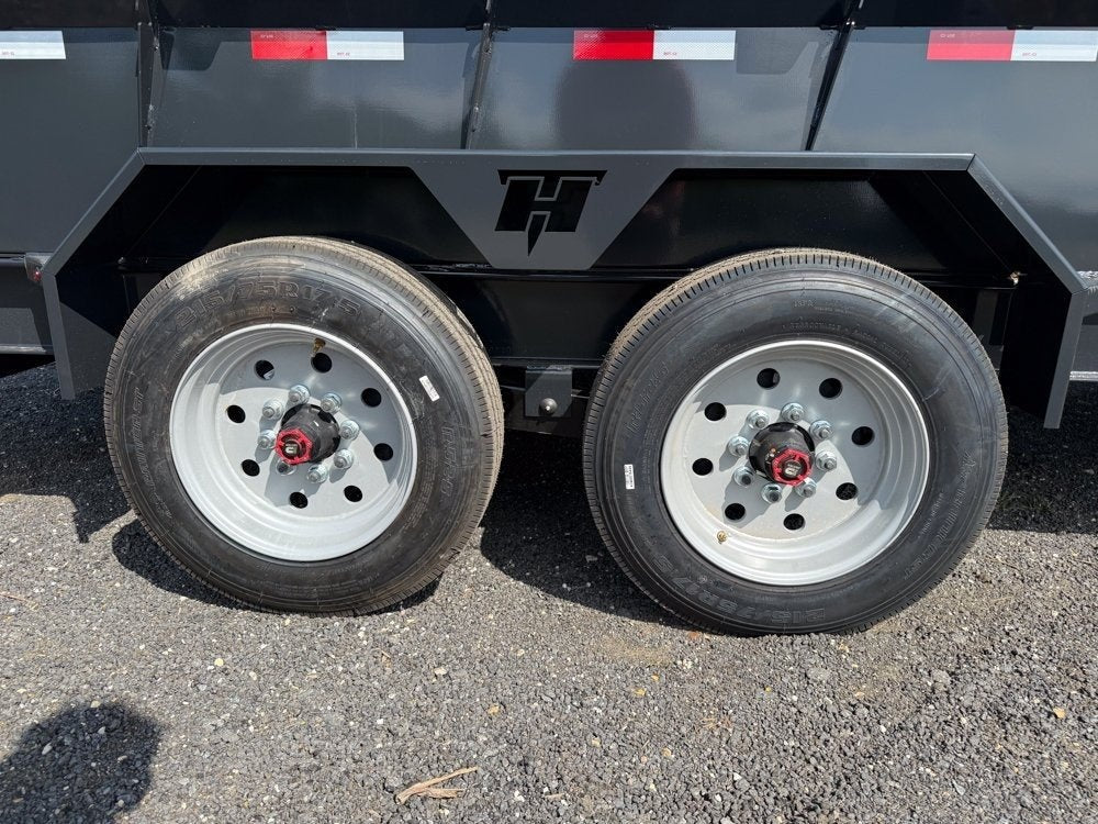 16' Dump Trailer GN 24" Side Walls - Telescopic Lift - 8k Axles - Bumper Pull Dump/Dump Trailers - Stryker Dealership Group