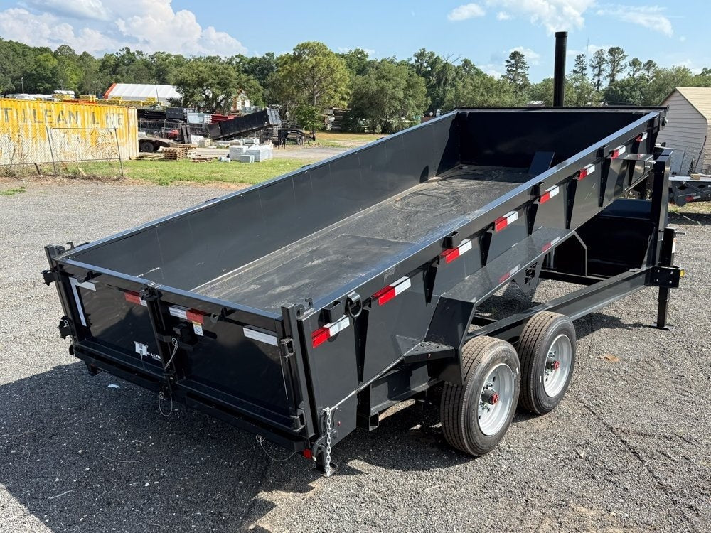 16' Dump Trailer GN 24" Side Walls - Telescopic Lift - 8k Axles - Bumper Pull Dump/Dump Trailers - Stryker Dealership Group