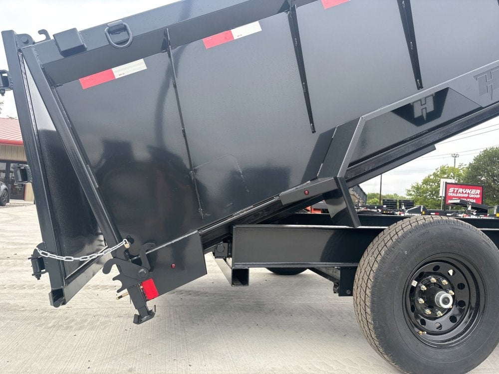 16' Dump Trailer GN 40" Side Walls - Telescopic Lift - 7k Axles - Gooseneck Dump/Dump Trailers - Stryker Dealership Group