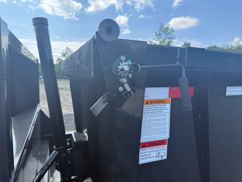 16' Dump Trailer GN 40" Side Walls - Telescopic lift - 8k Axles - Gooseneck Dump/Dump Trailers - Stryker Dealership Group