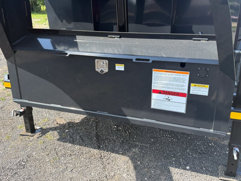 16' Dump Trailer GN 40" Side Walls - Telescopic lift - 8k Axles - Gooseneck Dump/Dump Trailers - Stryker Dealership Group