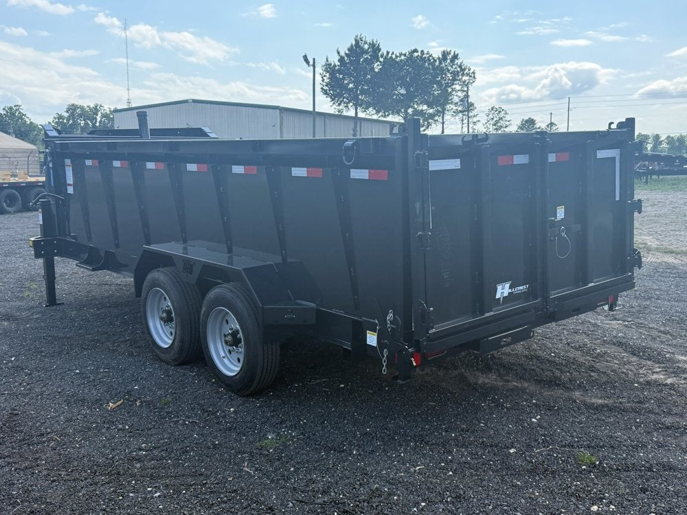 16' Dump Trailer GN 40" Side Walls - Telescopic lift - 8k Axles - Gooseneck Dump/Dump Trailers - Stryker Dealership Group