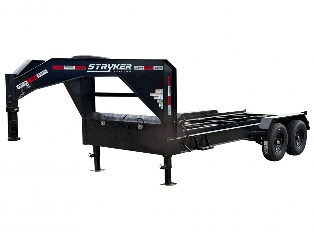 16' Gooseneck Roll Off Base Trailer (2) 8K Axles 14 ply Tires - 16' Gooseneck/Roll Off Base Trailer - Stryker Dealership Group