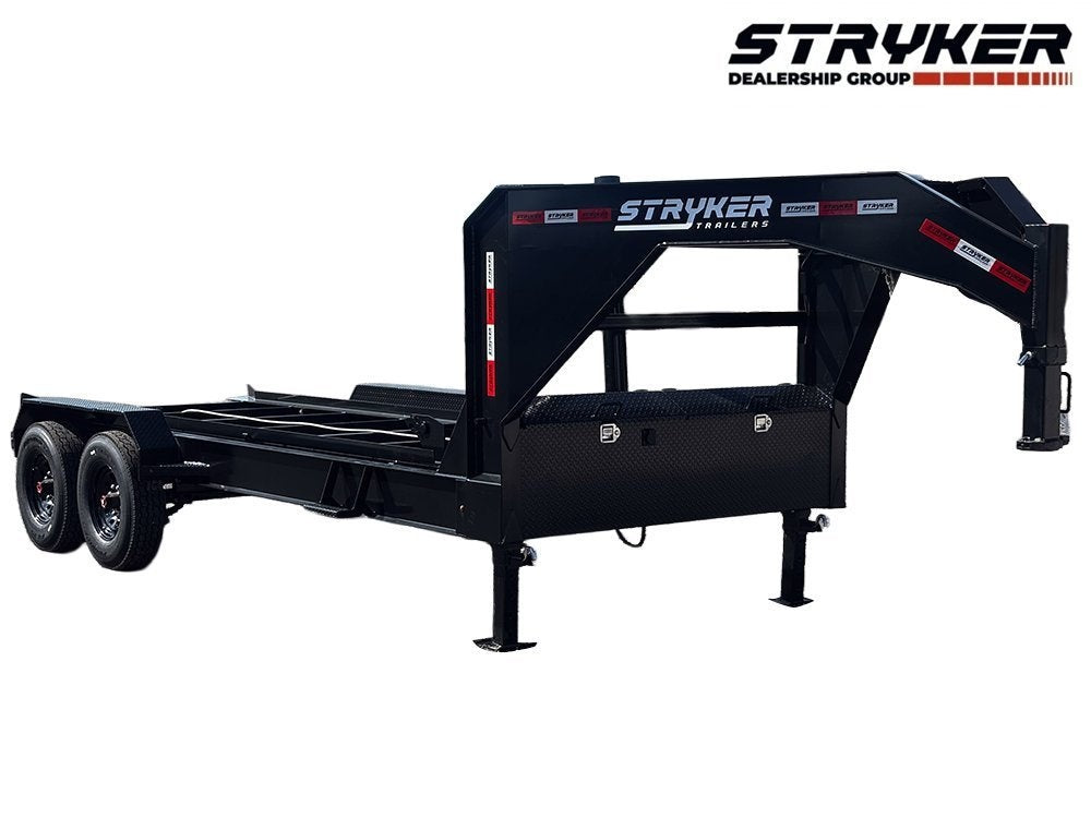 16' Gooseneck Roll Off Base Trailer (2) 8K Axles 14 ply Tires - Roll Off Base Trailer/RO 16' Gooseneck - Stryker Dealership Group