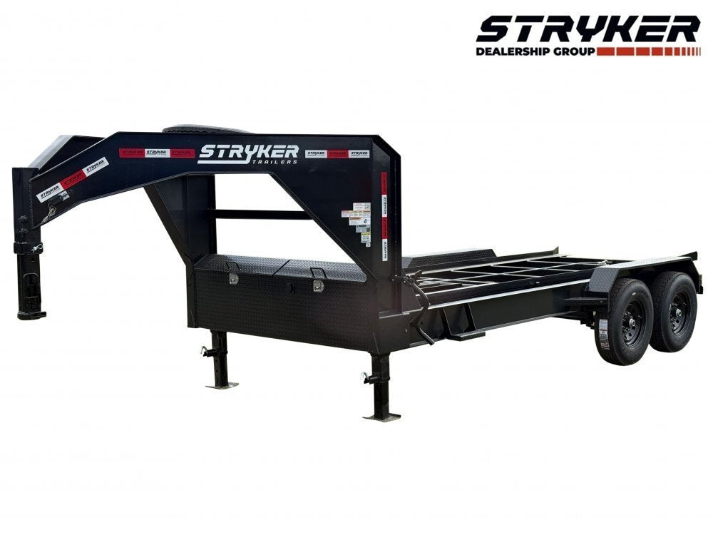 16' Goosneck Roll Off Base Trailer (2) 7K Axles 14 ply Tires - RO 16' Gooseneck/Roll Off Base Trailer - Stryker Dealership Group