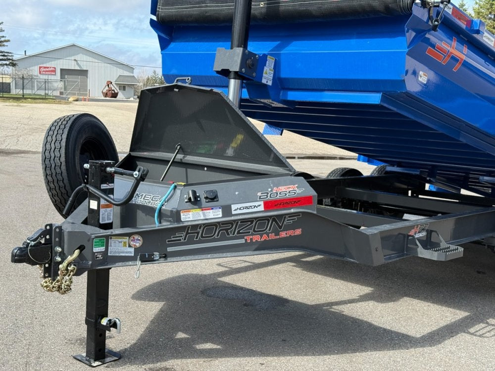 16' Horizon HZ7 Bumper Pull Dump Trailer 24" Side Walls - (3) 7K Axles - Bumper Pull Dump - Dump Trailers - Stryker Dealership Group