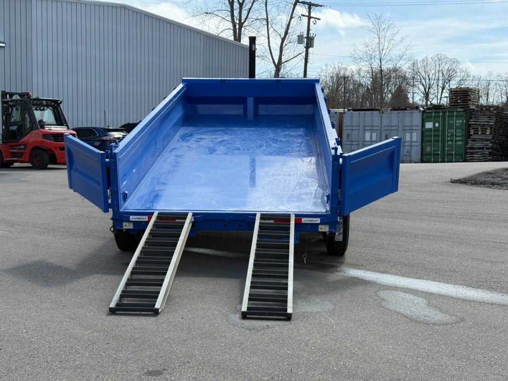 16' Horizon HZ7 Bumper Pull Dump Trailer 24" Side Walls - (3) 7K Axles - Bumper Pull Dump - Dump Trailers - Stryker Dealership Group