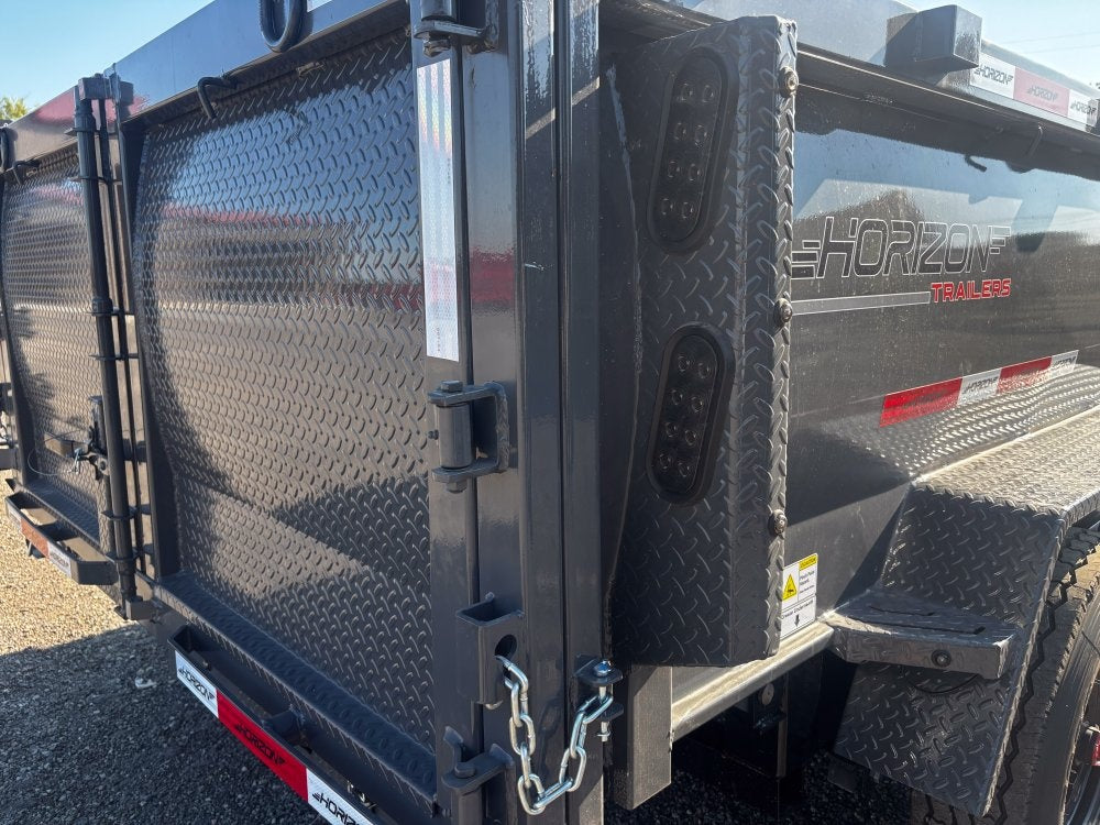 16' HZ7 Dump 36" Sides - 8K Axles - 620 Scissor - 14 ply Tires - 2 Speed Jack - DT3 Professional/Dump Trailers - Stryker Dealership Group