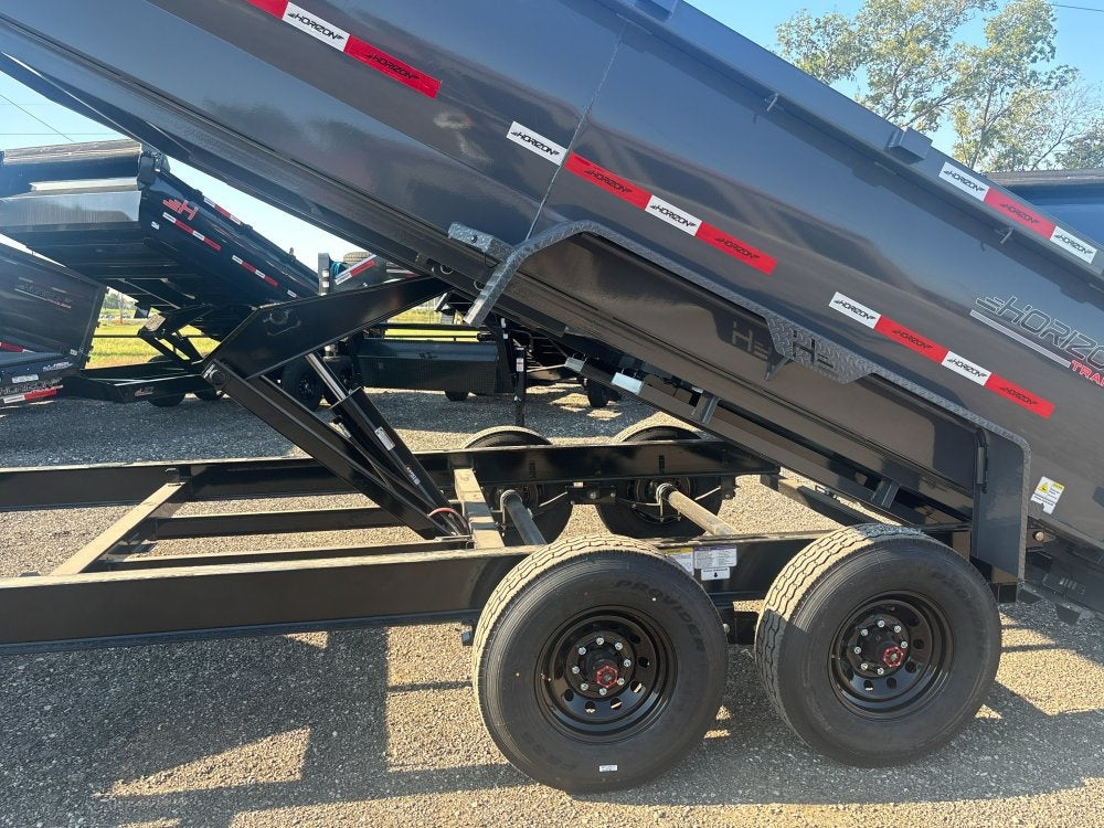 16' HZ7 Dump 36" Sides - 8K Axles - 620 Scissor - 14 ply Tires - 2 Speed Jack - DT3 Professional/Dump Trailers - Stryker Dealership Group