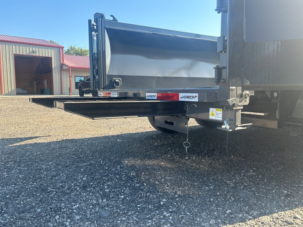 16' HZ7 Dump 36" Sides - 8K Axles - 620 Scissor - 14 ply Tires - 2 Speed Jack - Dump Trailers - Stryker Dealership Group