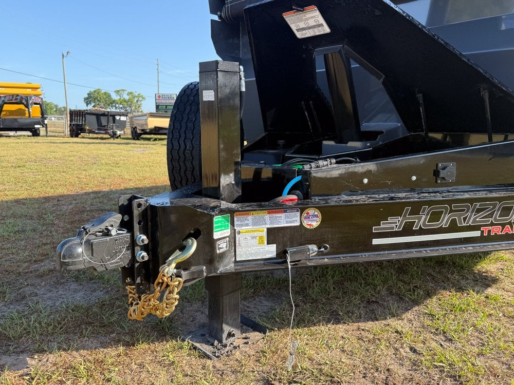 16' HZ7 Dump 36" Sides - 8K Axles - Telescopic - 14 ply Tires - 2 Speed Jack - Dump Trailers - Stryker Dealership Group