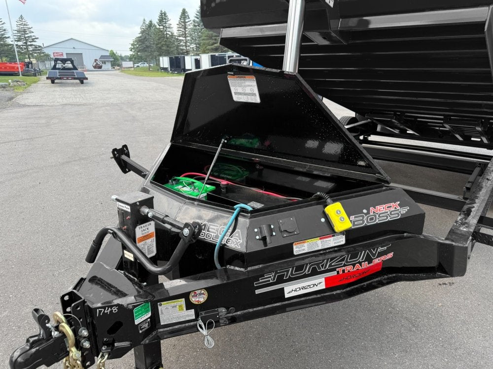 16' HZ7 Dump 48" Sides - 8K Axles - 12 Ton Telescopic Lift - 14 Ply Tires, 2 Speed Jack - DT3 Professional/Dump Trailers - Stryker Dealership Group