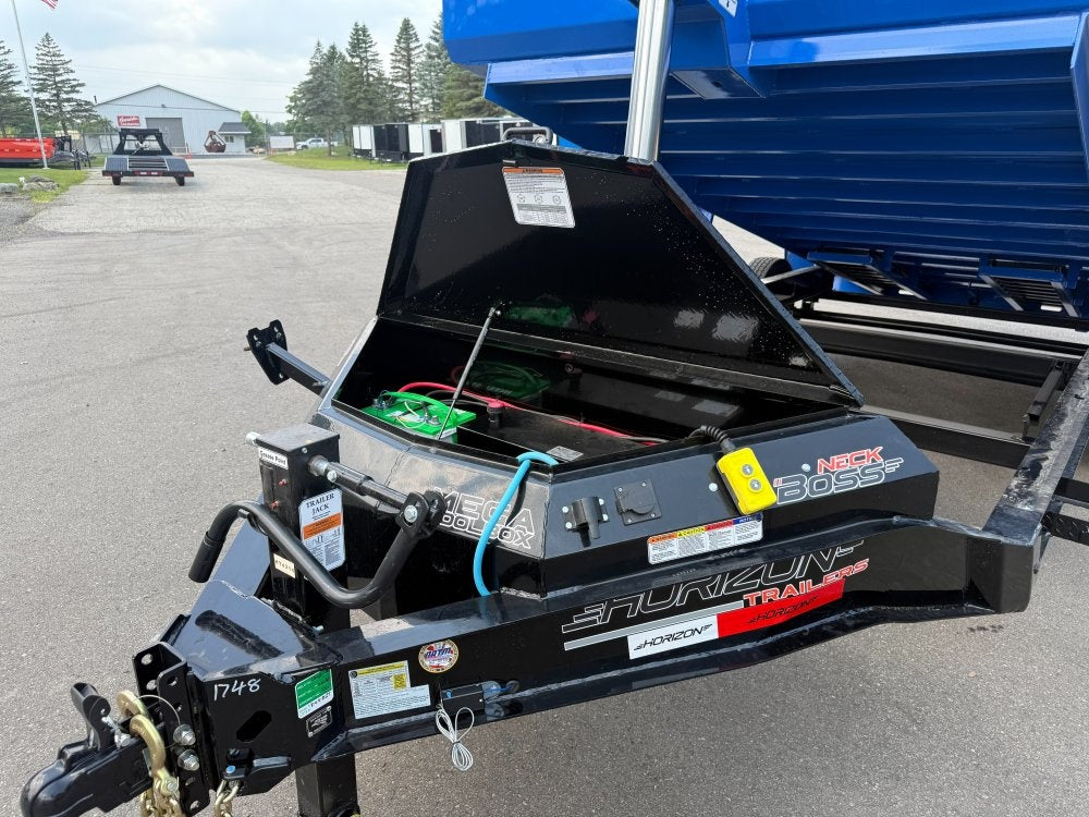 16' HZ7 Dump 48" Sides - 8K Axles - 12 Ton Telescopic Lift - 14 Ply Tires, 2 Speed Jack - DT3 Professional/Dump Trailers - Stryker Dealership Group