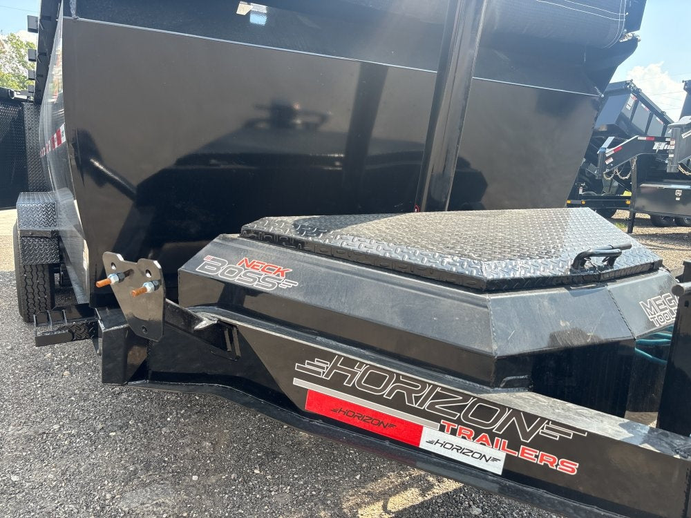 16' HZ7 Dump 48" Sides - 8K Axles - 12 Ton Telescopic Lift - 14 Ply Tires, 2 Speed Jack - Dump Trailers/Dump Trailers - Stryker Dealership Group