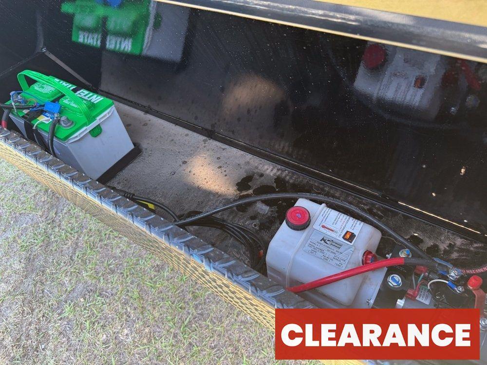 16' HZ7 GN Dump 36" Sides - 7K Axles - 620 Scissor Lift - 14 Ply Tires, 2 Speed Jackk - Gooseneck Dump - Dump Trailers - Stryker Dealership Group