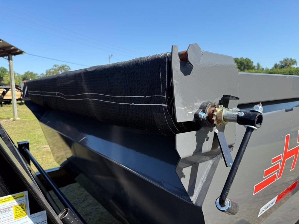 16' HZ7 GN Dump 36" Sides - 7K Axles - 620 Scissor Lift - 14 Ply Tires, 2 Speed Jackk - Gooseneck Dump/Dump Trailers - Stryker Dealership Group